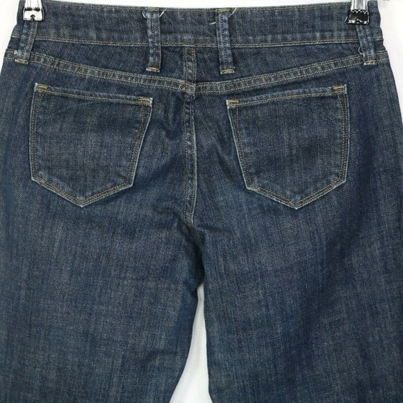 Banana Republic Urban Boot Cut Jeans Stretch Dark 2 - Picture 9 of 10